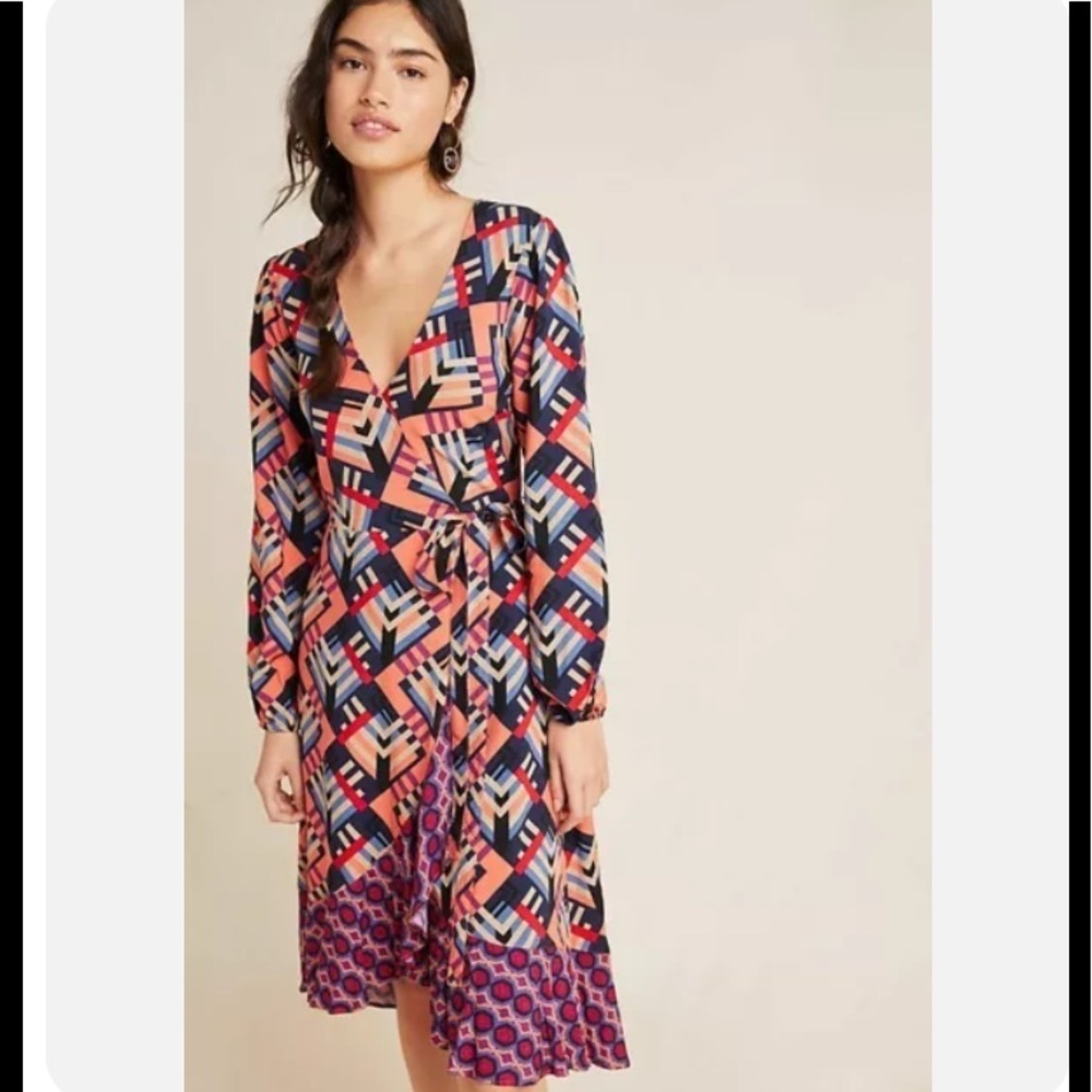 NWT Anthropologie Amity Wrap Dress Size 2X